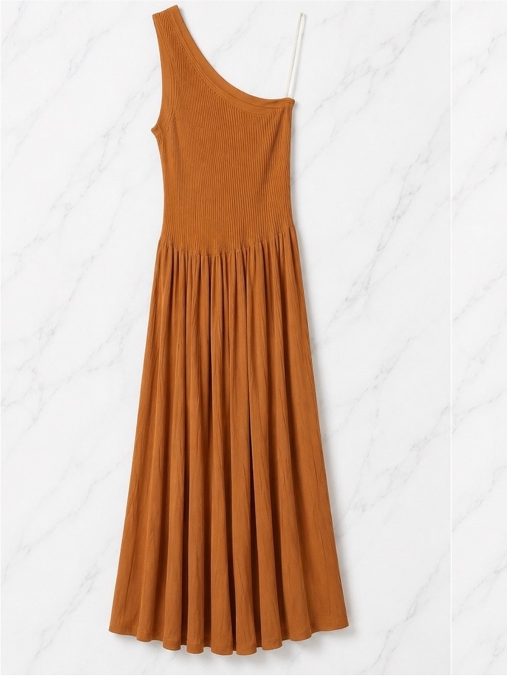 Zimmerman Women’s One-Shoulder Rust Maxi Dress